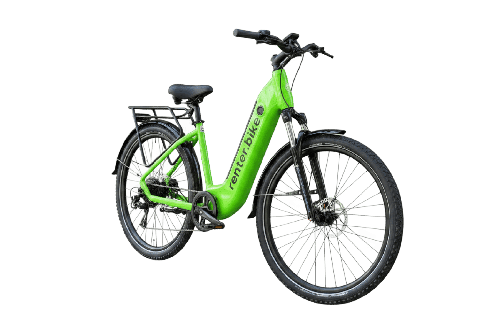Renter RB1 electric bike seen from the front right