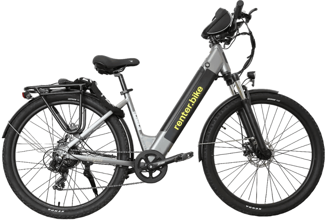 Bicicletă electrică Renter T1, vedere laterală