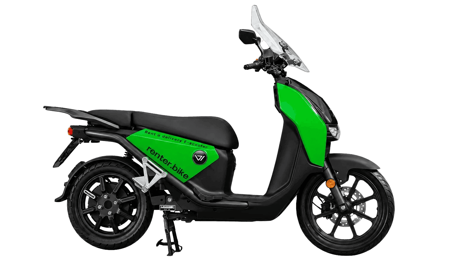Motoretă electrică Vmoto, vedere laterală